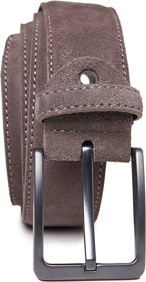 QUAMOD Ledergürtel Herren Wildleder Gürtel Velourleder – TOP Design umweltfreundlich, faire Herstellung von QUAMOD