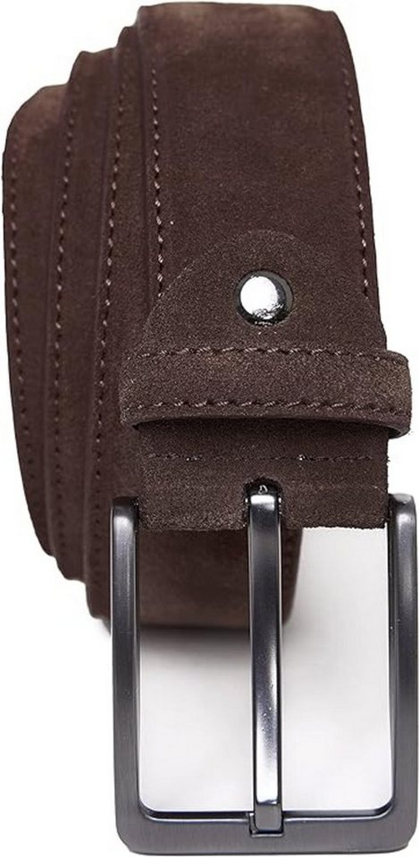 QUAMOD Ledergürtel Herren Wildleder Gürtel Velourleder – TOP Design umweltfreundlich, faire Herstellung von QUAMOD