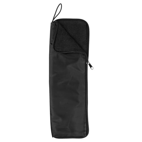 QUARKZMAN Nasse Regenschirm Tasche 11"x5" Superfeine Faser Wendbare Regenschirm Hülle Tragbare Wasserdichte Hülle für Aufbewahrung Transport Reisen Zuhause Outdoor, Schwarz. von QUARKZMAN