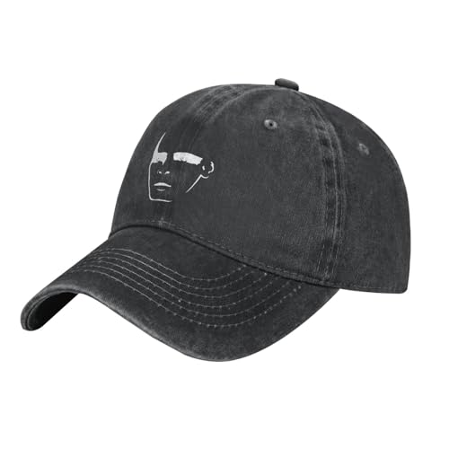 QUBEV Gary Musiker Numan Baseball Cap Damen Herren Vintage-Baseballkappe Mütze Verstellbare Kappe Snapback Basecap von QUBEV