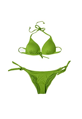 QUEEN HELENA Bikini Sets Bademode Damen 235327 grün, 42 von QUEEN HELENA