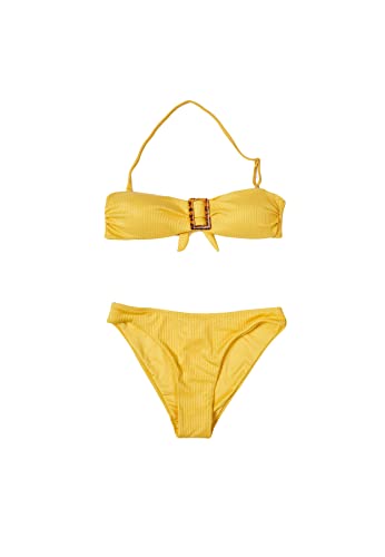QUEEN HELENA Bikini Sets Bademode Damen 23592 gelb, 42 von QUEEN HELENA