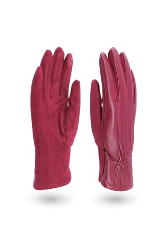 QUEEN HELENA Damen Handschuhe G01 rot, Einheitsgröße von QUEEN HELENA