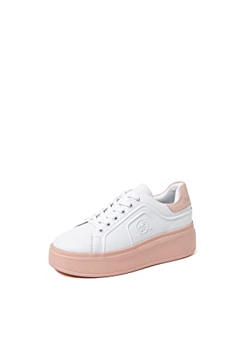 QUEEN HELENA Damen Turnschuhe Sneaker mit Plateau X28 16 Rosa, 39 EU von QUEEN HELENA