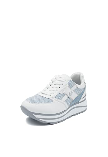 QUEEN HELENA Damen Turnschuhe Sneakers X28 33 Blau, 36 EU von QUEEN HELENA