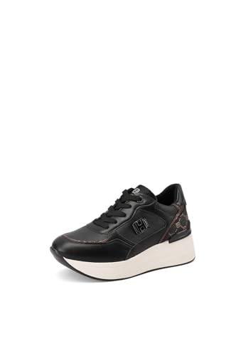 QUEEN HELENA Hohe Sneaker, Platform, leicht, für Damen X33-26, Schwarz , 37 EU von QUEEN HELENA