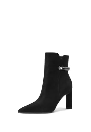 QUEEN HELENA K3274 Damen-Stiefeletten mit Strass, Schwarzes Wildleder, 39 EU QUEEN HELENA K3274 Damen-Stiefeletten mit Strass, Schwarzes Wildleder, 39 EU von QUEEN HELENA