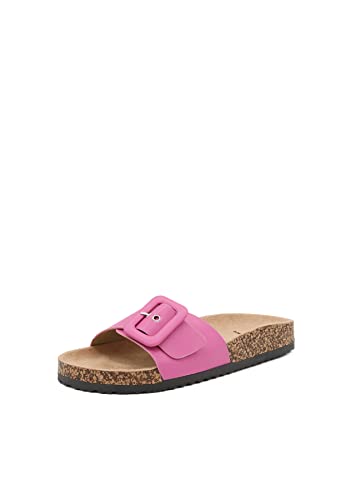 QUEEN HELENA Pantoletten Damen R241 Fuchsia, 36 EU von QUEEN HELENA