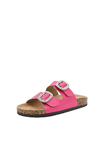 QUEEN HELENA Pantoletten Damen R243 Fuchsia, 38 EU von QUEEN HELENA