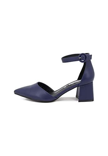 QUEEN HELENA Pumps Damen Zm7001 blau PU, 36 EU von QUEEN HELENA