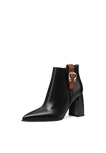 QUEEN HELENA Stiefeletten mit Absatz Stiefeletten spitze Damen K3228, Schwarz , 36 EU QUEEN HELENA Stiefeletten mit Absatz Stiefeletten spitze Damen K3228, Schwarz , 36 EU von QUEEN HELENA
