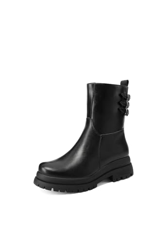 QUEEN HELENA Stiefeletten mit Schnallen Stiefel Damen X33-98, Schwarz Pu, 35 EU von QUEEN HELENA