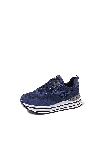 QUEEN HELENA X29-21 Turnschuhe für Damen, leicht, lässig, Turnschuhe, X29 24 Blau, 37 EU von QUEEN HELENA