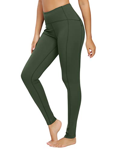 QUEENIEKE Damen 25" Yoga Leggings Neunte Hose Power Flex Mittlere Taille Turnhalle von QUEENIEKE