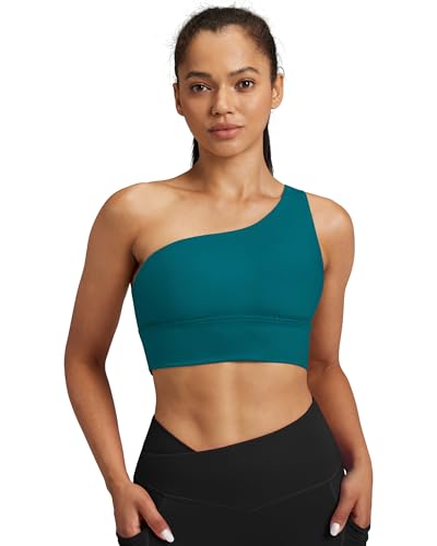 QUEENIEKE Damen-Sport-BH, einschultrig, mit Riemen, Yoga-BHs, niedlich, niedrige Stütze, petrol, XX-Large QUEENIEKE Damen-Sport-BH, einschultrig, mit Riemen, Yoga-BHs, niedlich, niedrige Stütze, petrol, XX-Large von QUEENIEKE