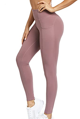 QUEENIEKE Sport Leggings Damen Lang，Blickdicht High Waist Mit Tasche Strumpfhosen Fitness Sporthose von QUEENIEKE