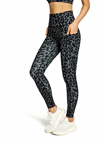 QUEENIEKE Sport Leggings Damen Lang，Blickdicht High Waist Mit Tasche Strumpfhosen Fitness Sporthose von QUEENIEKE