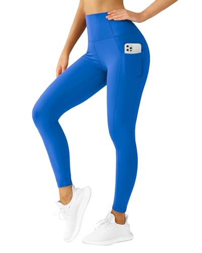 QUEENIEKE Sport Leggings Damen Lang，Blickdicht High Waist Mit Tasche Strumpfhosen Fitness Sporthose von QUEENIEKE