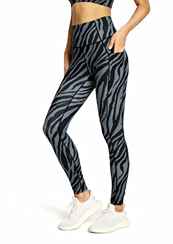 QUEENIEKE Sport Leggings Damen Lang，Blickdicht High Waist Mit Tasche Strumpfhosen Fitness Sporthose von QUEENIEKE