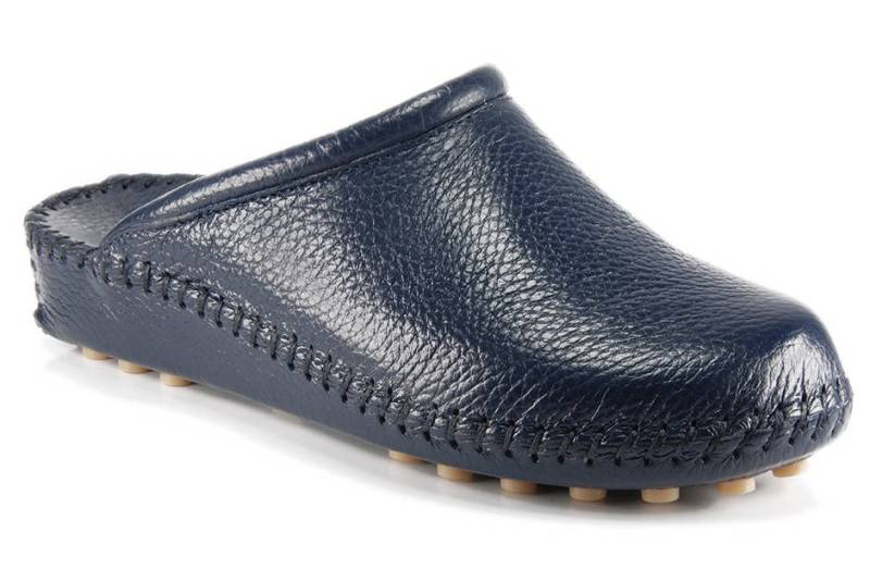 Damen Echtes Leder Handgefertigte Hausschuhe von QUEENPIUMA