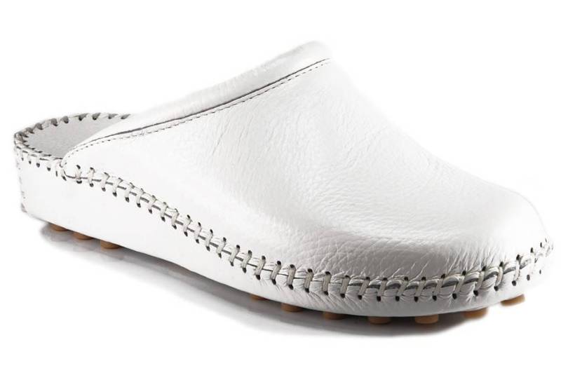 Damen Echtes Leder Handgefertigte Hausschuhe von QUEENPIUMA