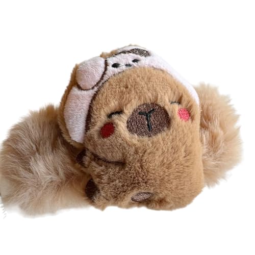 Cartoon-Winter-Haarspangen, Plüsch-Haarspange, schöne Mädchen-Haarnadeln für den täglichen Gebrauch und Partys von QUEENYARD