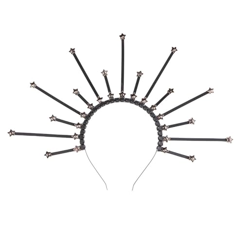 Haarreif für Party, elegantes Kostüm, Haarband, Junggesellinnenabschied, Haarband, weiblich, VirginMary Hairhoop von QUEENYARD