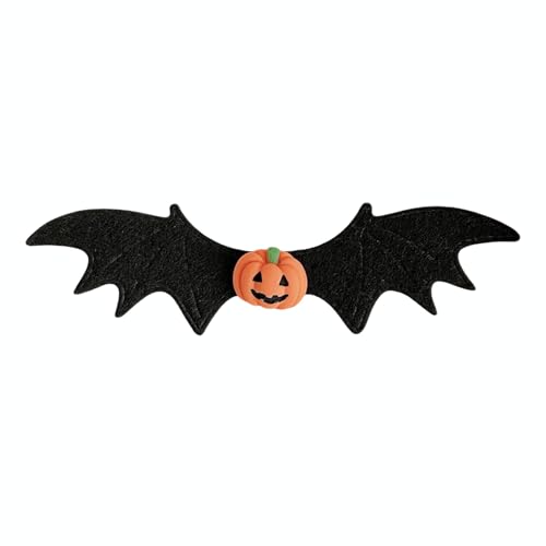 Punk Devil Wing Haarspange Seitenclip Haarnadeln Frauen Haarstyling-Zubehör für dünnes Haar 2000er Jahre Halloween Party Kopfbedeckung von QUEENYARD
