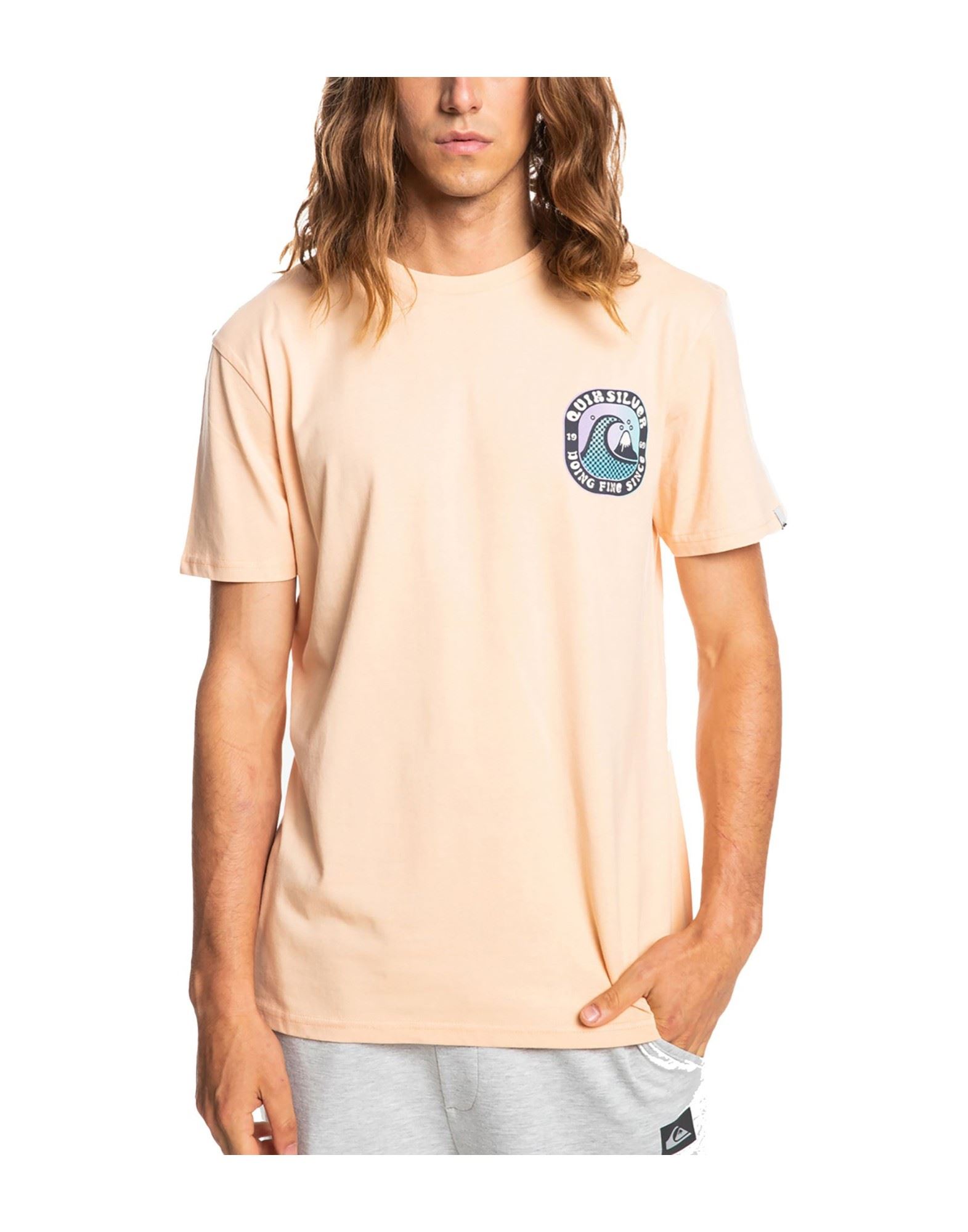 QUIKSILVER T-shirts Herren Rosa von QUIKSILVER