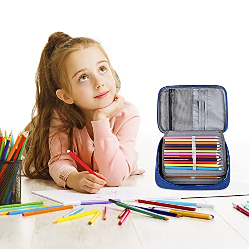 QUINTRA Puppenetui Bleistift Kreativer Kinderbleistift Süße Kaktustasche Schreibwarentasche Büro & Schreibwaren Federschachtel Filz (Blue, One Size) von QUINTRA