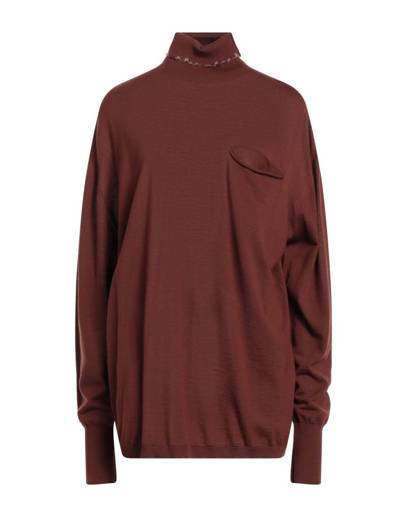 QUIRA Rollkragenpullover Damen Braun von QUIRA