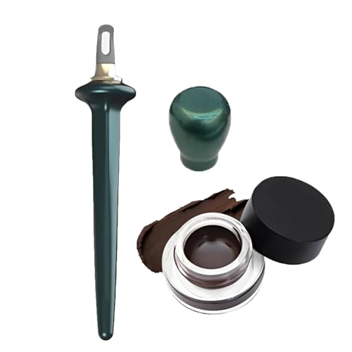 Eyeliner und Make-up-Werkzeug, Eyeliner-Creme und Eyeliner, Silikon, wasserdicht, schnelles Augen-Make-up-Werkzeug, langlebig, Eyeliner, Gel-Eyeliner von QUIWEN