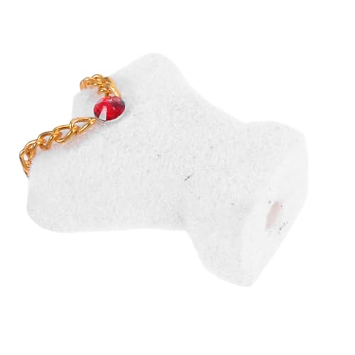 QUMIIRITY 1 Set Miniatur-schmuckbüstenständer Mit Halskette, Puppenhaus-schmuckständer Im Maßstab 1:12, Für Puppenhaus-mikrolandschaftsornamente von QUMIIRITY