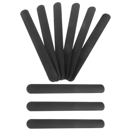 QUMIIRITY 12 Stück Silikon Slap Armbänder Blanko DIY Party Mitgebsel für Kreative Designs Geschenkidee für Jugendliche und Kindergeburtstage Interaktive Spaßarmbänder von QUMIIRITY