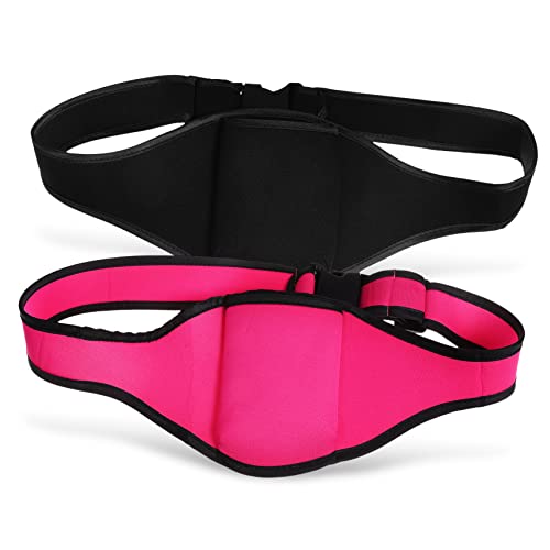 QUMIIRITY 2Er-Packungen Gürteltasche Träger mikrofon gürtel Mikrofontasche Taille Fitness Podcast Mikrofongürtel mit Anti-Fall-Gurt Mikrofongurte Mikrofonhaltergürtel Neopren von QUMIIRITY