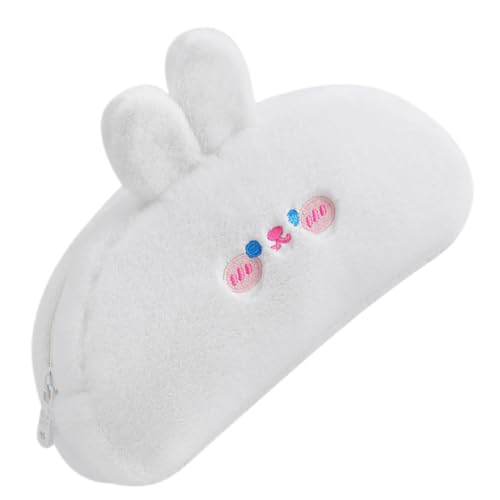 QUMIIRITY Großes Federmäppchen mit Plüsch Reißfestes Waschbares Schreibwaren Mäppchen für Schüler Rutschfestes Stifteetui mit Großer Kapazität Leichter Kompakter Kulturbeutel für Schule und von QUMIIRITY