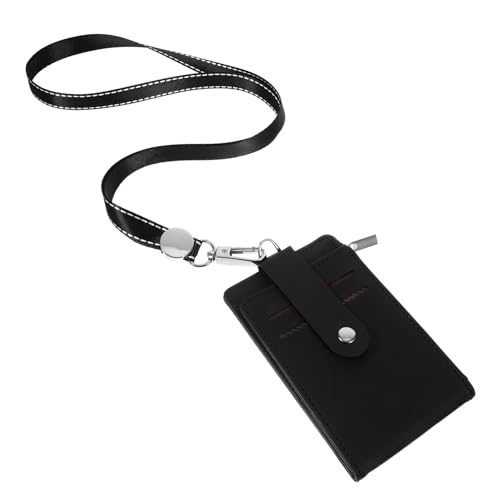 QUMIIRITY Id Card Holder mit Lanyard Transparenter Ausweishalter für Ausweise und Kreditkarten Robuster Verschleißfester Vielseitig Einsetzbar für Büro Schule und Reisen Sicherer Schutz von QUMIIRITY