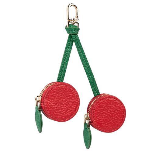 Niedlicher Obst-Münztaschen-Charm, Mini-Leder-Münzgeldbörse und Beutelhalter, Schlüsselanhänger für Handtasche, Tragetasche, Geldbörse, Airtag-Zubehör, Kawaii-Obsttaschen-Anhänger für Mädchen und Niedlicher Obst-Münztaschen-Charm, Mini-Leder-Münzgeldbörse und Beutelhalter, Schlüsselanhänger für Handtasche, Tragetasche, Geldbörse, Airtag-Zubehör, Kawaii-Obsttaschen-Anhänger für Mädchen und von QUNAWAN