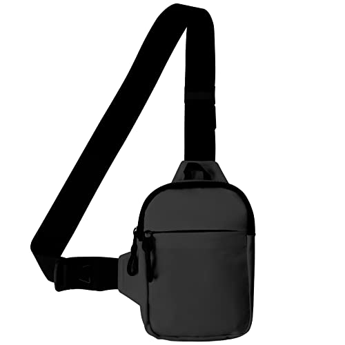 Sling Chest Crossbody Bag, Wasserdicht Schultertasche, Anti-Diebstahl umhängetaschen Herren,Crossbody Bag Backpack für Männer und Frauen, die Outdoor-Sportarten wandern von QUTHZZHY