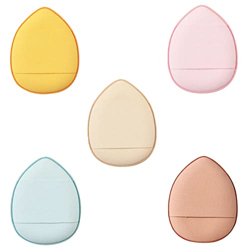 QUUPY 10 Stück Fingerschwämme Mini-Puderquaste Beauty Blender Schwämme Pads Gesichtsschwämme zum Auftragen von Make-up Foundation BB Kissen Creme Concealer Flüssigkeit Rouge Farbe zufällig von QUUPY