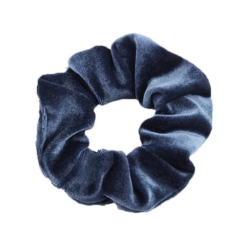 QUVLOTIAZJ 34 Farben Korea Velvet Scrunchies Elastische Haarbänder Einfarbige Kopfbedeckungen Frauen Mädchen Plissee Scrunchie Pferdeschwanz Haarschmuck von QUVLOTIAZJ