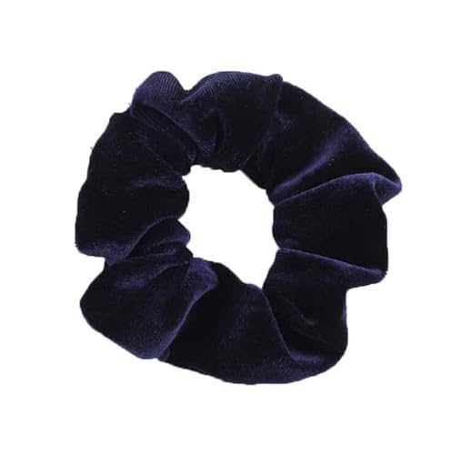 QUVLOTIAZJ 34 Farben Korea Velvet Scrunchies Elastische Haarbänder Einfarbige Kopfbedeckungen Frauen Mädchen Plissee Scrunchie Pferdeschwanz Haarschmuck von QUVLOTIAZJ