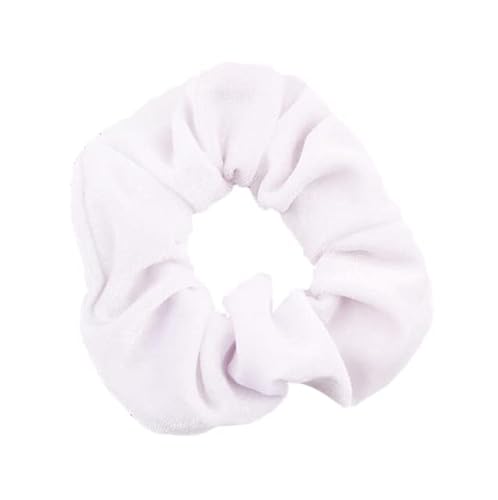 QUVLOTIAZJ 34 Farben Korea Velvet Scrunchies Elastische Haarbänder Einfarbige Kopfbedeckungen Frauen Mädchen Plissee Scrunchie Pferdeschwanz Haarschmuck von QUVLOTIAZJ