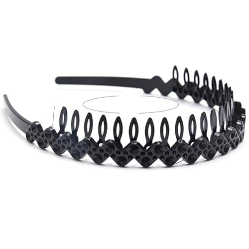 QUVLOTIAZJ Hoop Hair Band Wave Shaped Hairband Face Washing Headdress Unisex Hair Hoop Non Slip Black Metal Spiral Headband Men Women QUVLOTIAZJ Hoop Hair Band Wave Shaped Hairband Face Washing Headdress Unisex Hair Hoop Non Slip Black Metal Spiral Headband Men Women von QUVLOTIAZJ