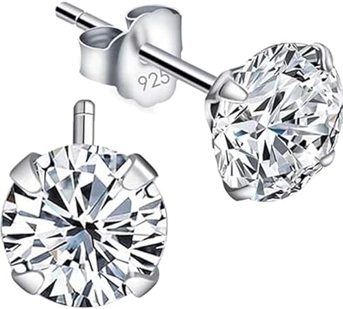 Set Orecchini Donna Uomo Diamante Nichel Free Anallergici, Argento Sterlina Zirconi Simulato Diamante Brillanti per Donna Uomo,orecchini punto luce argento Set Orecchini Donna Uomo Diamante Nichel Free Anallergici, Argento Sterlina Zirconi Simulato Diamante Brillanti per Donna Uomo,orecchini punto luce argento von QUXING