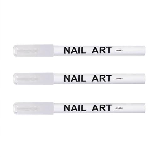 QUXVUIS 3 Stück Nail Art Pen 3 ml Mädchen Fingernägel Zeichnung Malerei Punktierung Detaillierung Liner Pinsel Stifte Maniküre Zubehör von QUXVUIS
