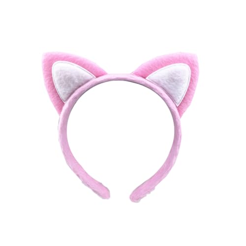 QUXVUIS Cartoon und niedliche Haarspange – einfacher Haarschmuck und strapazierfähiger Stoff. Super süße Haarspange für Kinder, Rosa+Weiß von QUXVUIS