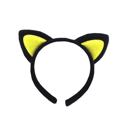 QUXVUIS Cartoon und niedliche Haarspange – einfacher Haarschmuck und strapazierfähiger Stoff. Super süße Haarspange für Kinder, Schwarz+Gelb von QUXVUIS