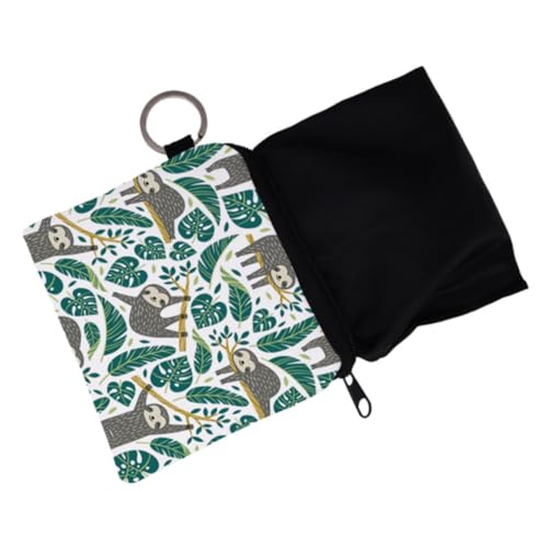 QUXVUIS Portemonnaie Mini Geldbörse Kartenaufbewahrung mit Reißverschluss wasserdichte Münzbeutel Kleine Geldbörsen Böhmischer Stil Geldbörsen von QUXVUIS