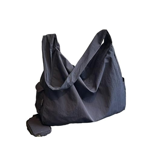 QUYBSGWJ Nylon Casual Soft Sling Bag Umhängetasche mit großer Kapazität für Frauen und Männer,Blau,45 * 15 * 35 cm von QUYBSGWJ